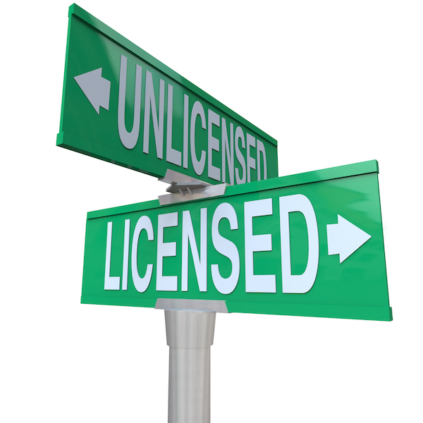 Licensed Vs Unlicensed